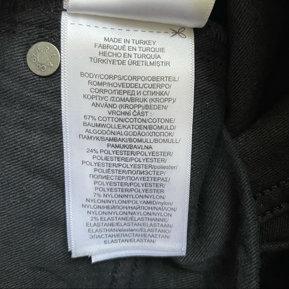 Polo by Ralph Lauren Tompkins Skinny Crop Black/Silver pants - Picture 9 of 10